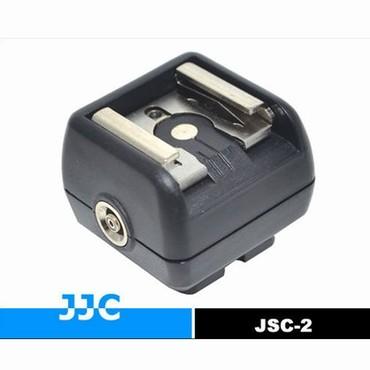 thumbnail image 2 of JJC JSC-8 Hot Shoe Adapter – PC Female Outlets & 3.5mm Mini For Studio Flash 2 of 6